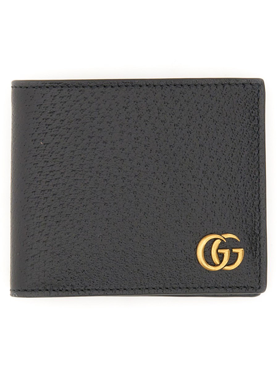 GUCCI PORTAFOGLIO BI-FOLD GG MARMONT IN PELLE