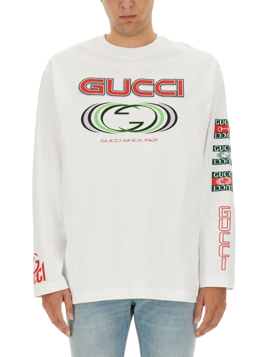 GUCCI T-SHIRT IN JERSEY DI COTONE