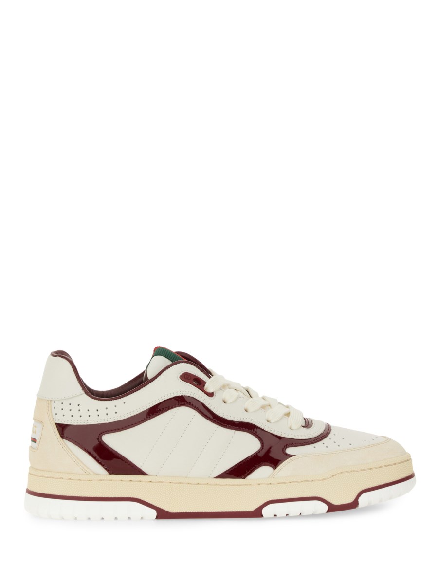 GUCCI SNEAKER GUCCI RE WEB IN PELLE Eleonora Bonucci