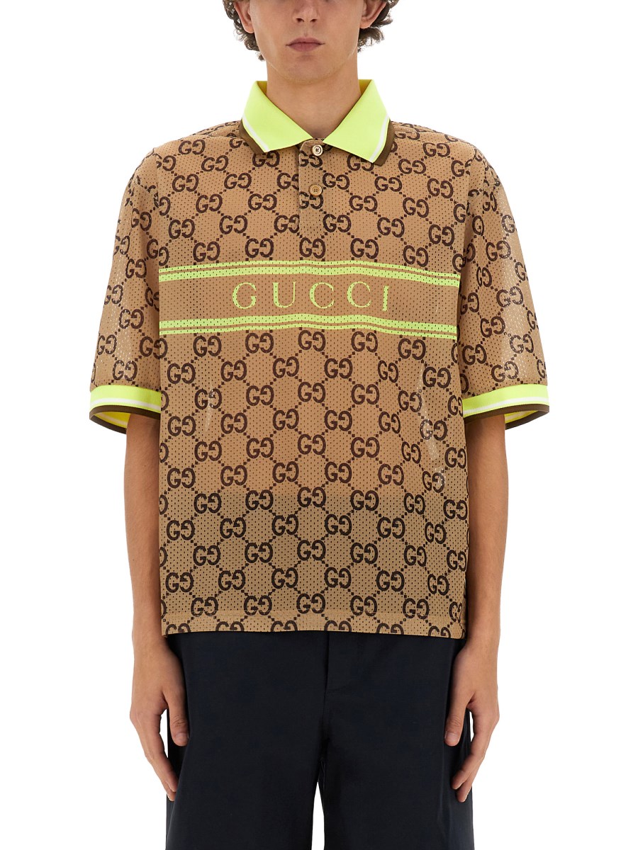 Gucci polo gg print online