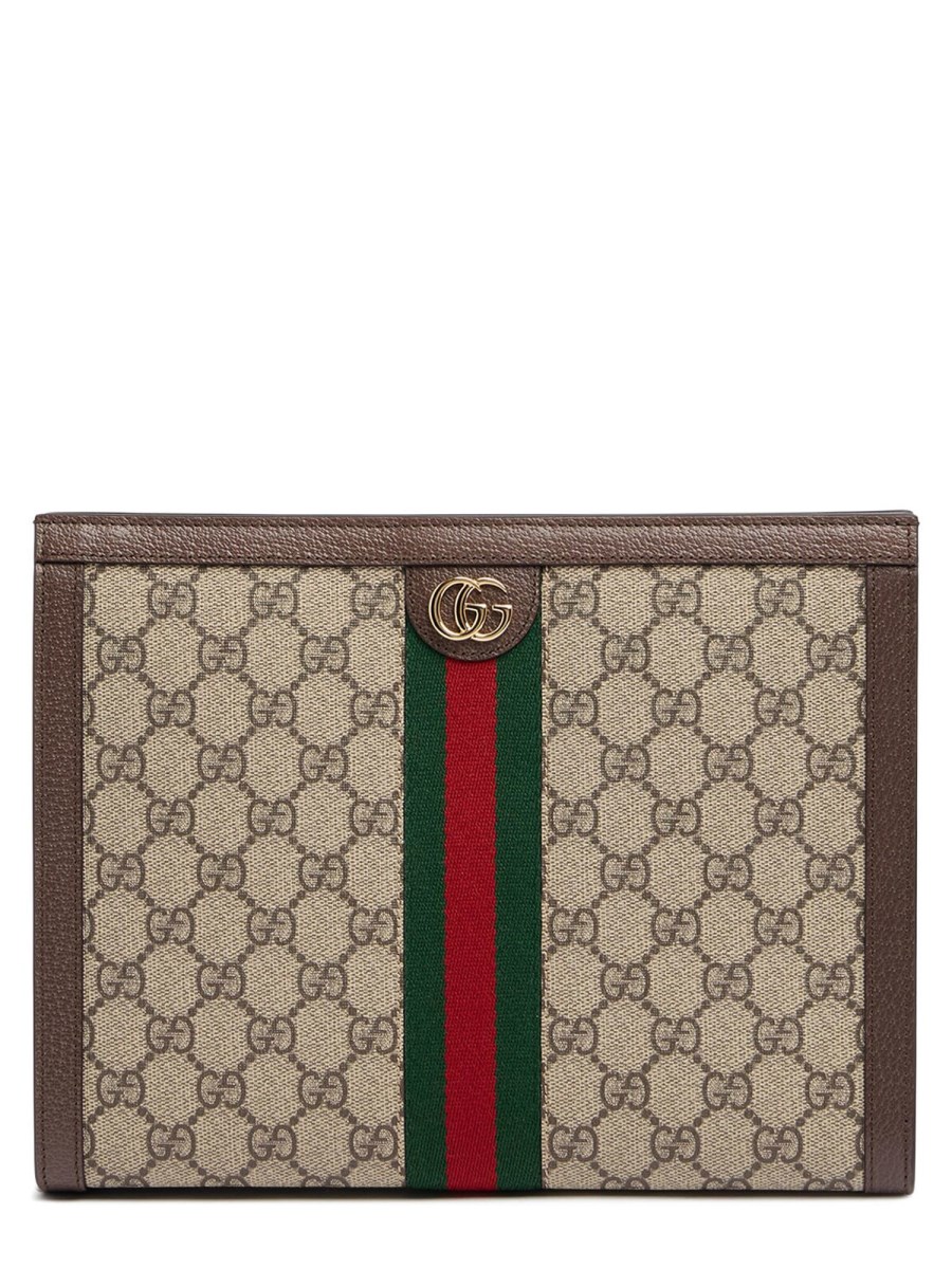 GUCCI POUCH OPHIDIA IN TESSUTO GG