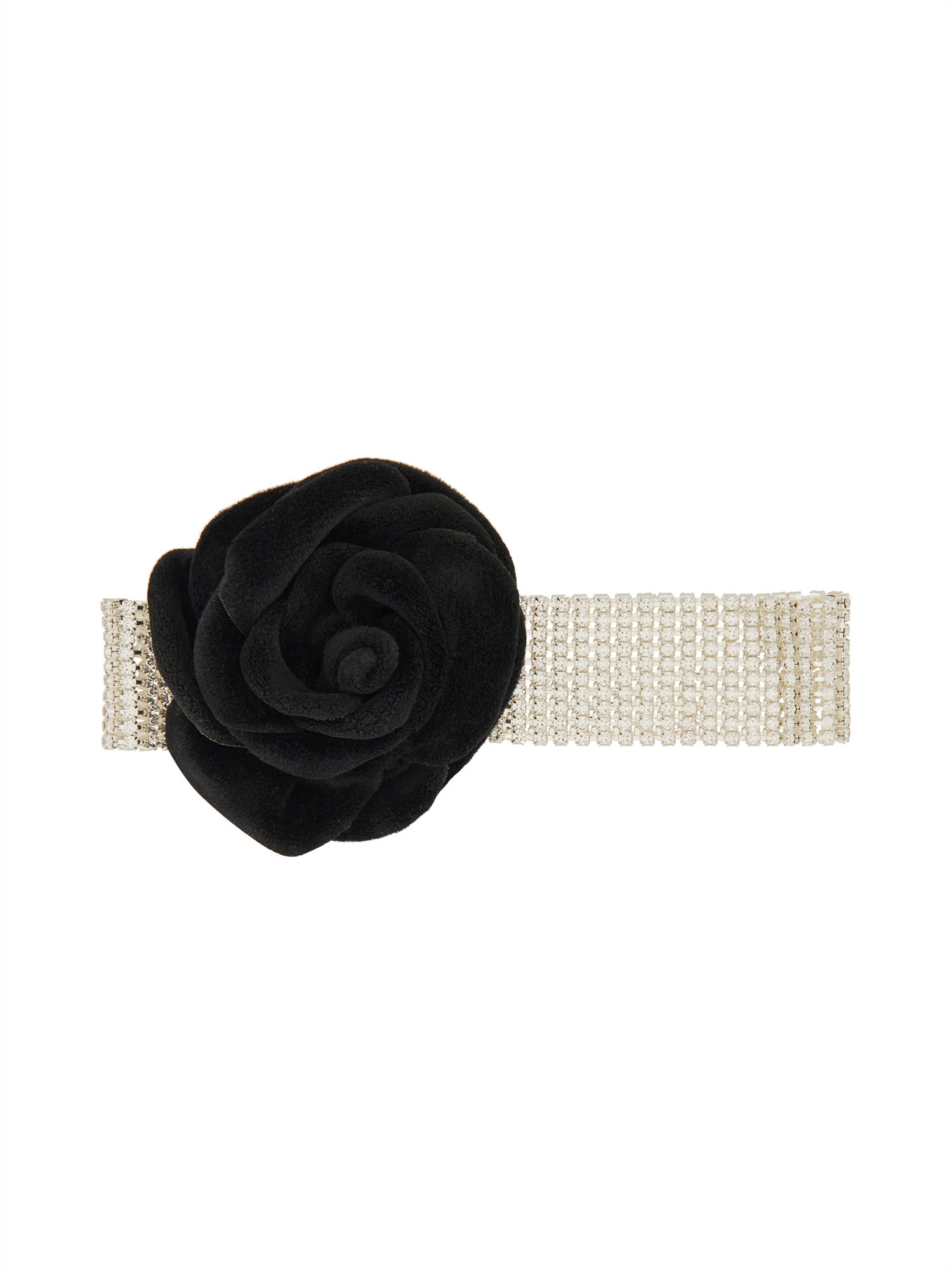 Shop Magda Butrym "rose" Necklace. In Black