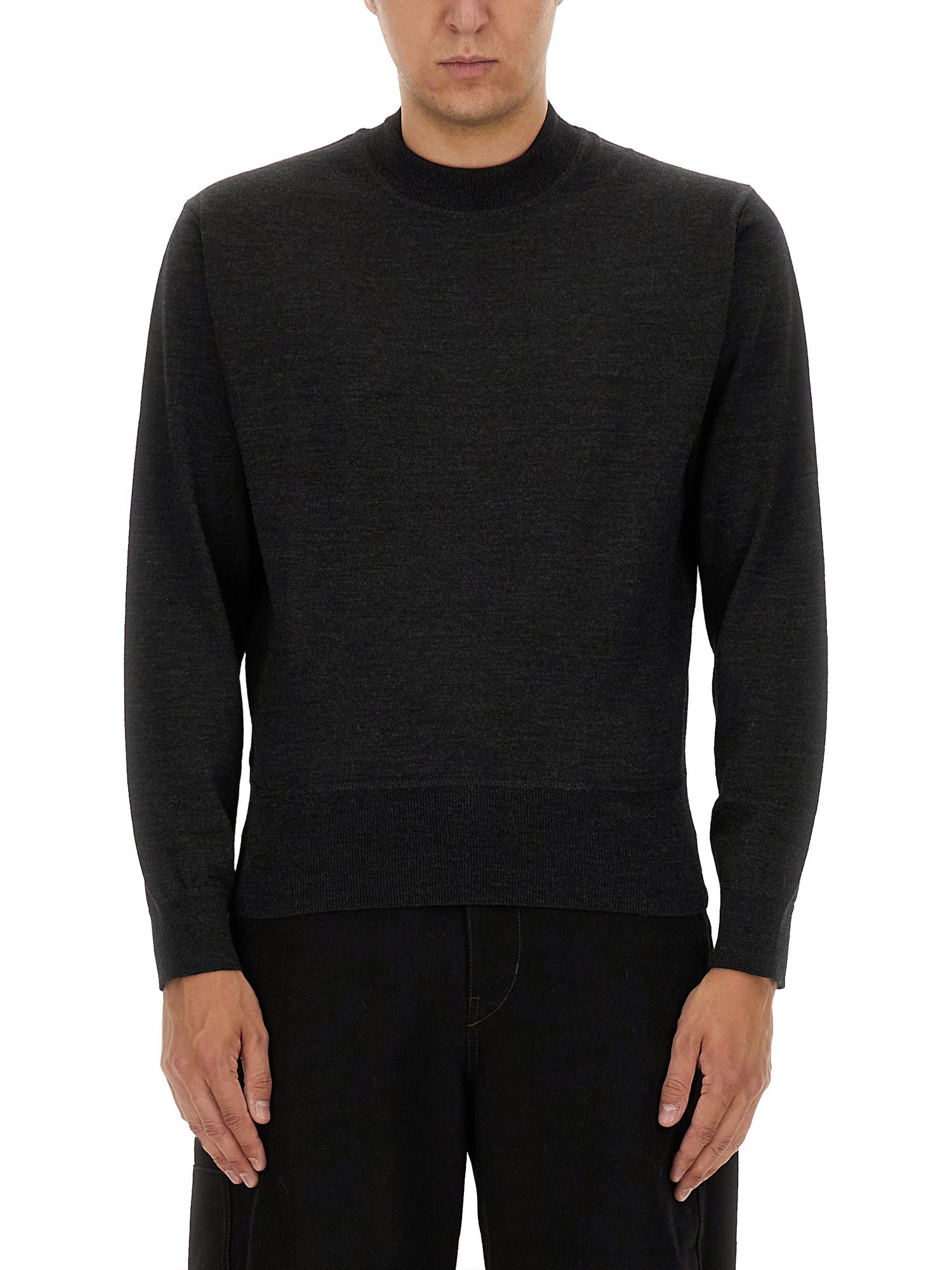 Shop Lemaire Wool Jersey. In Grey