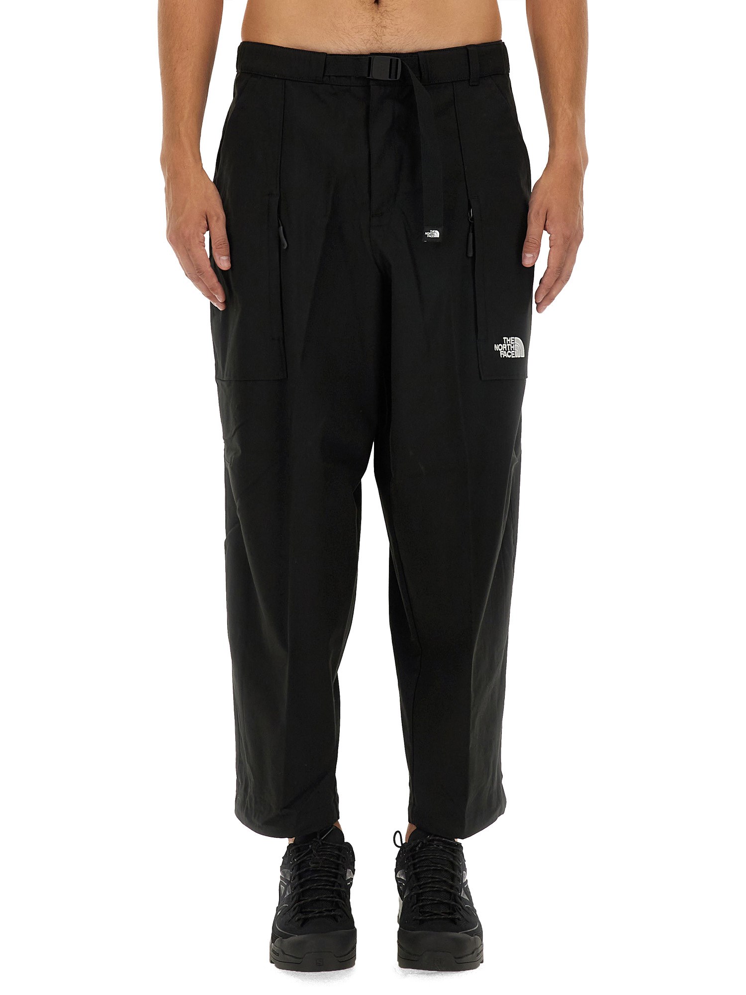 Shop The North Face Pants With Logo In Black