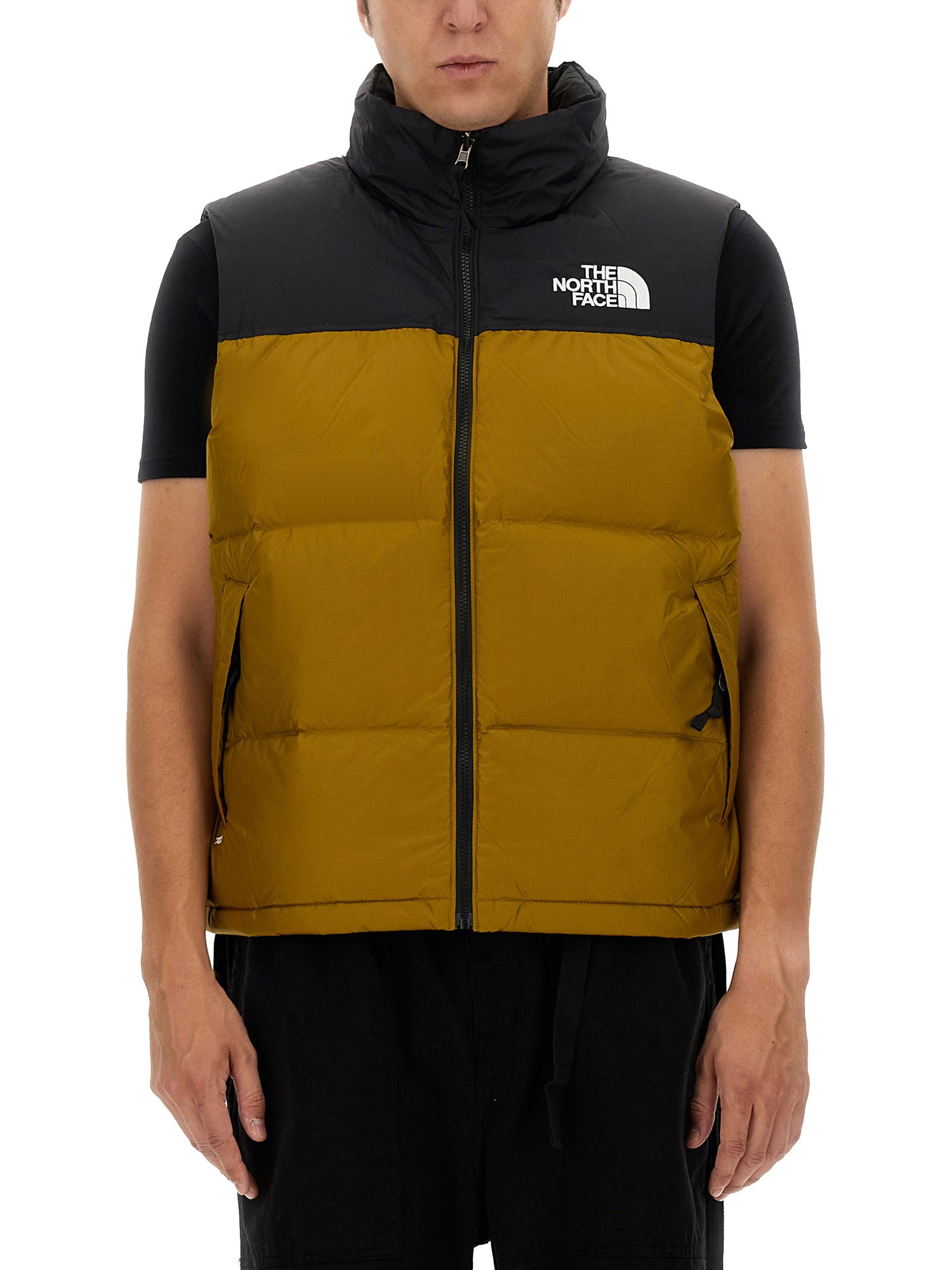 Shop The North Face Vests With Logo In Multicolour