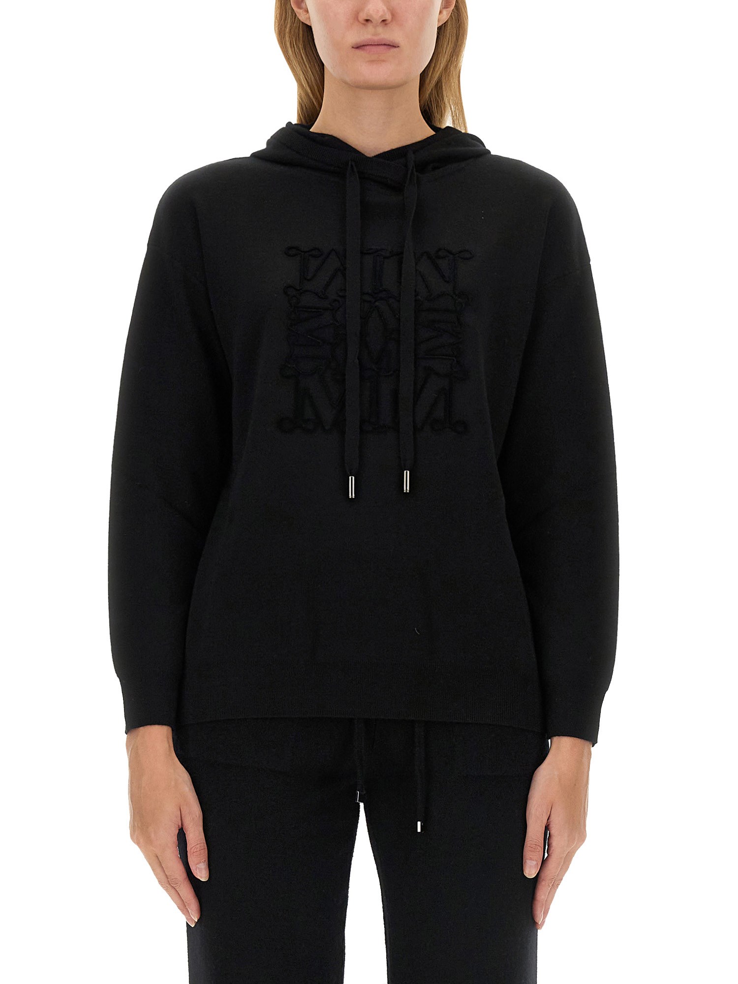 Shop Max Mara "pamir" Sweatshirt In Black