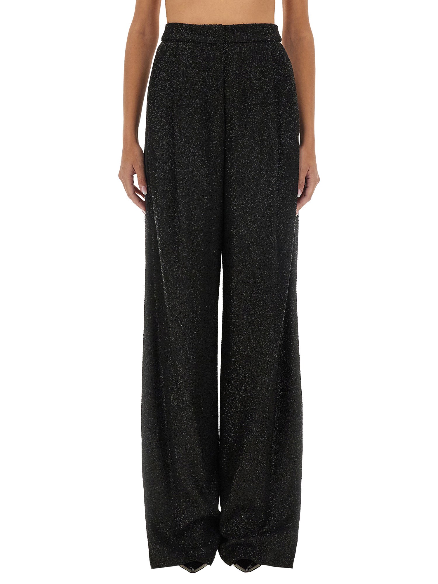 Shop Max Mara Navigli Pants In Black