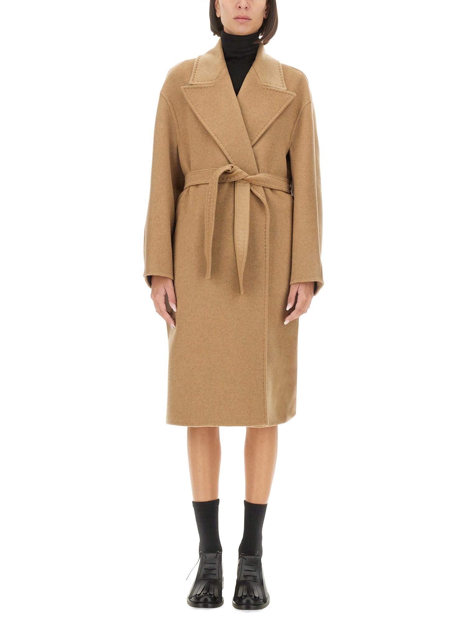 Max Mara Lilia Coat In Beige