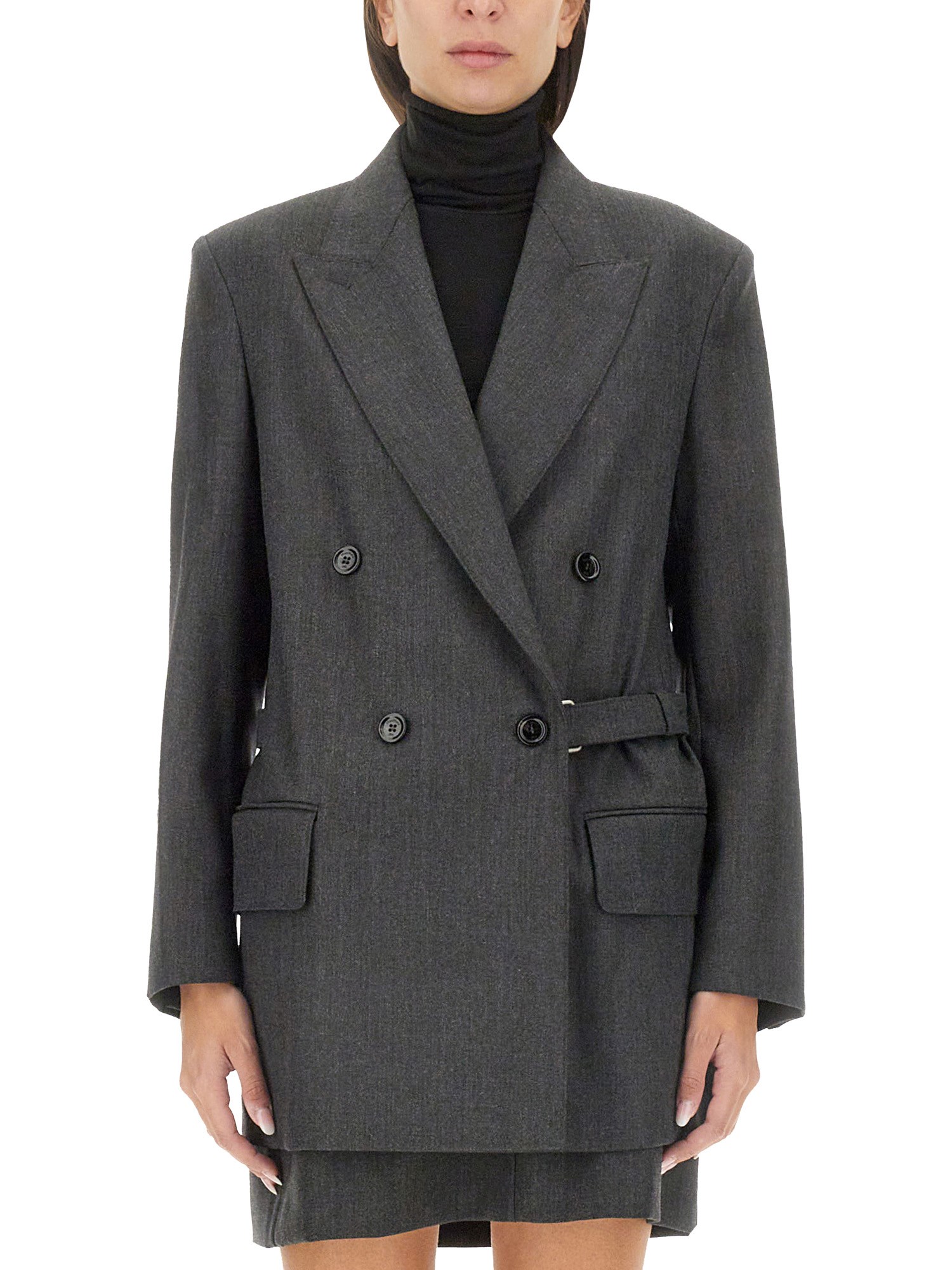 Shop Max Mara "latin" Jacket In Grey