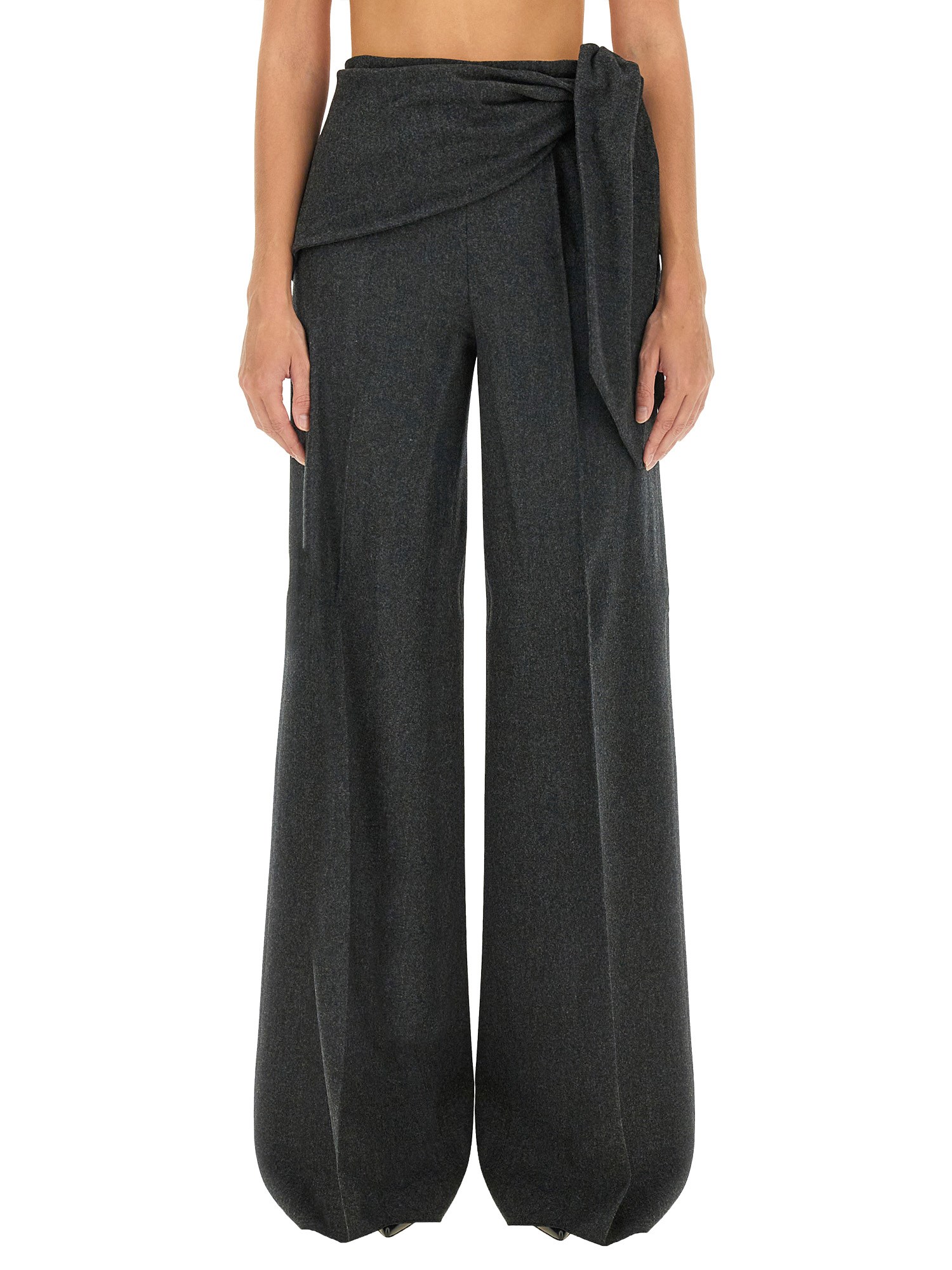 Shop Max Mara Pants "arsenio" In Grey