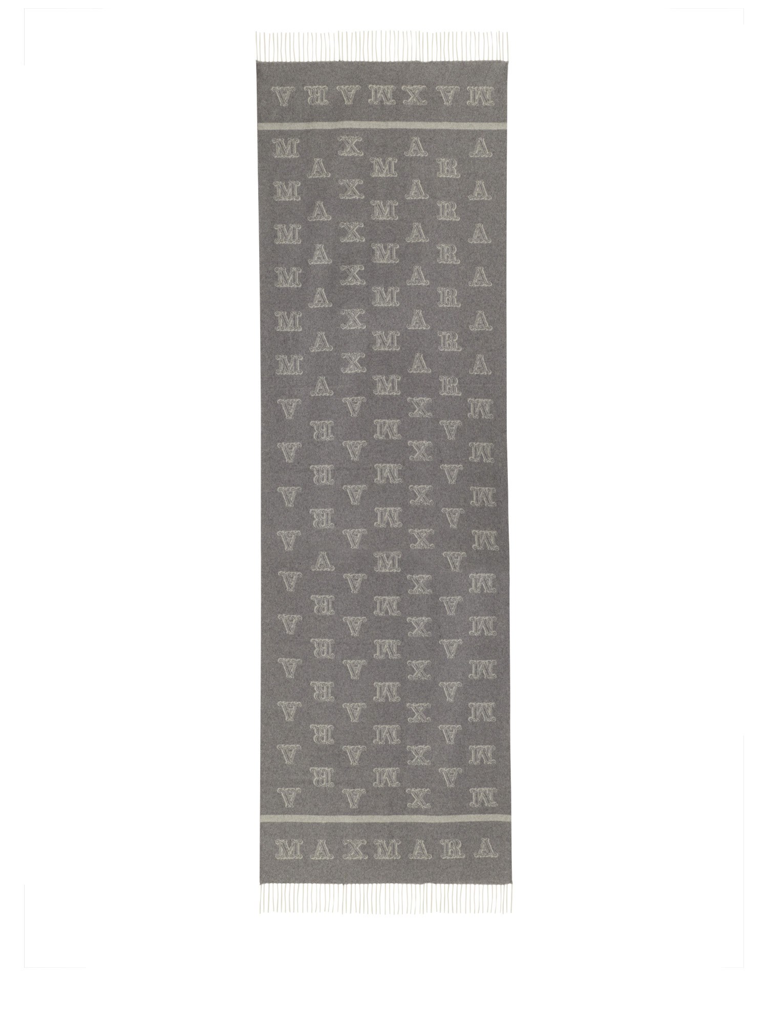 Max Mara Luxurious Cashmere Stole In Grey