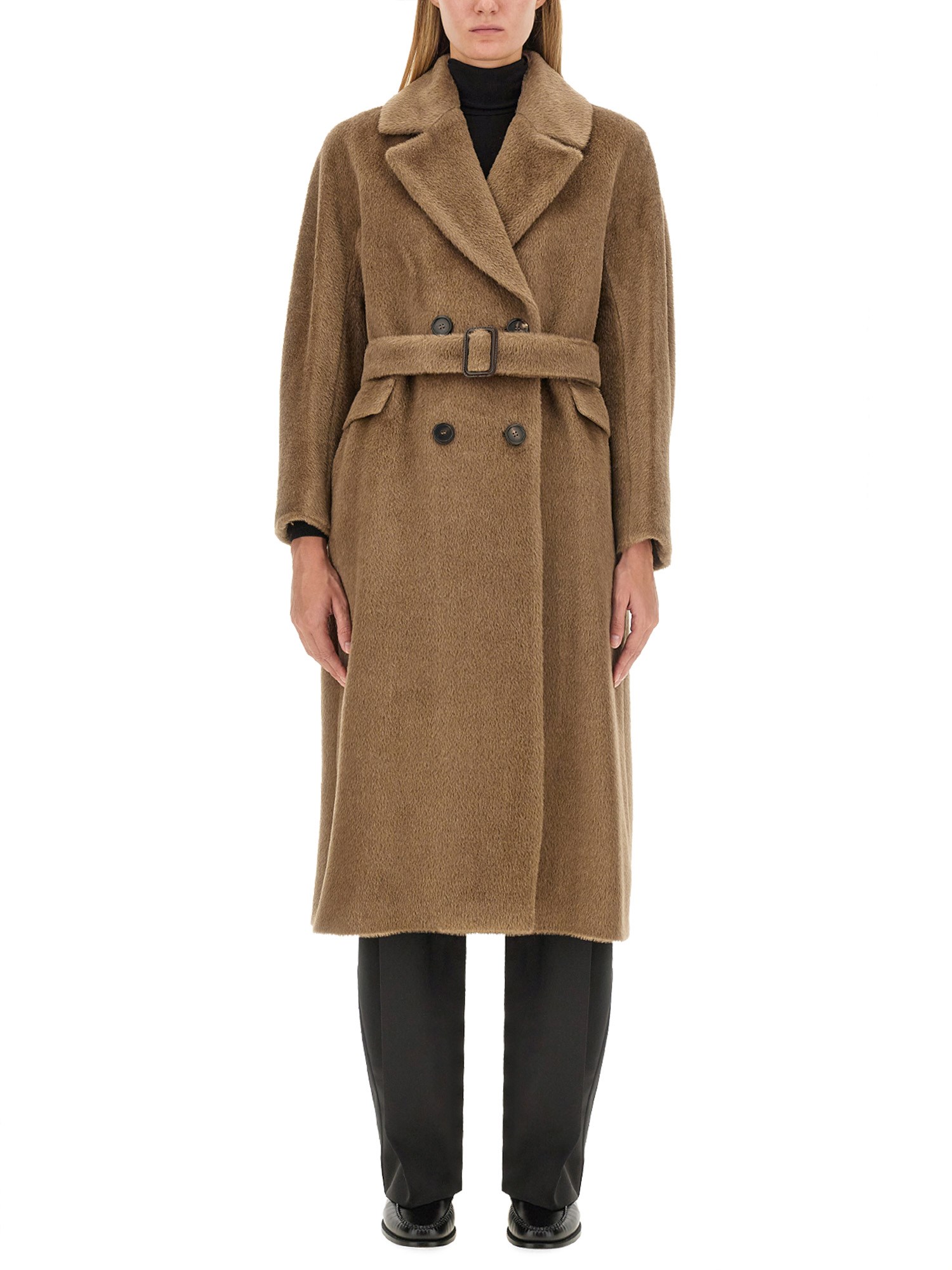 Shop 's Max Mara Eugenio" Coat In Beige