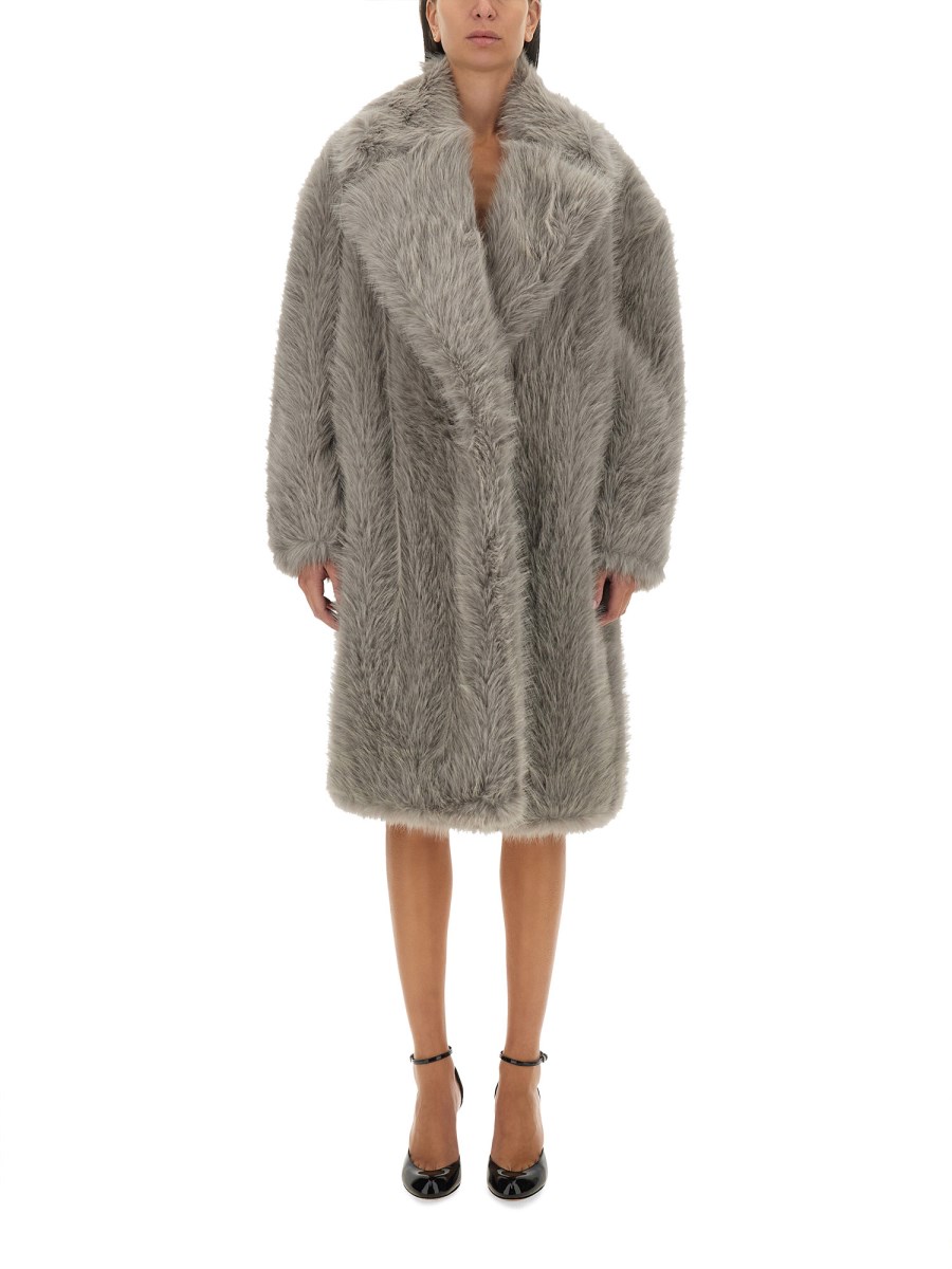 SPORTMAX PELLICCIA "MANICO" IN ECO FUR