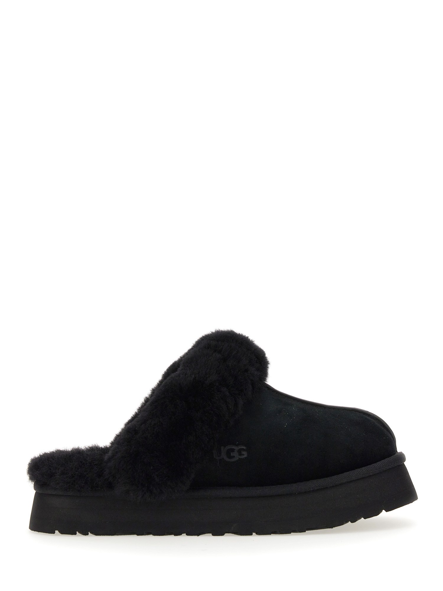 Shop Ugg Slippers Disquette In Black