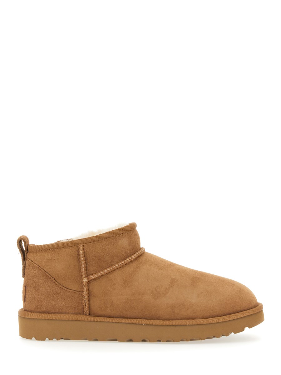 UGG STIVALE CLASSIC ULTRA MINI IN PELLE