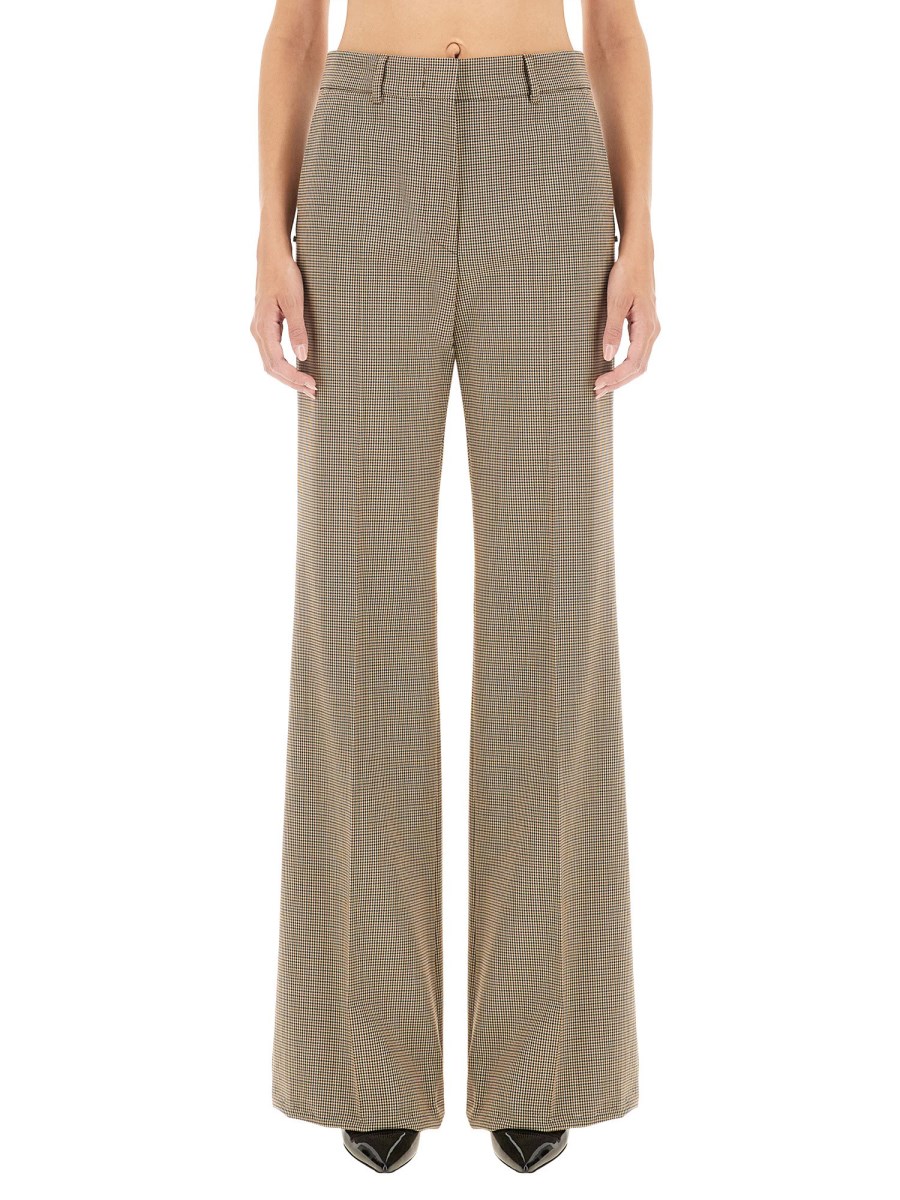 SPORTMAX PANTALONE TESO IN LANA