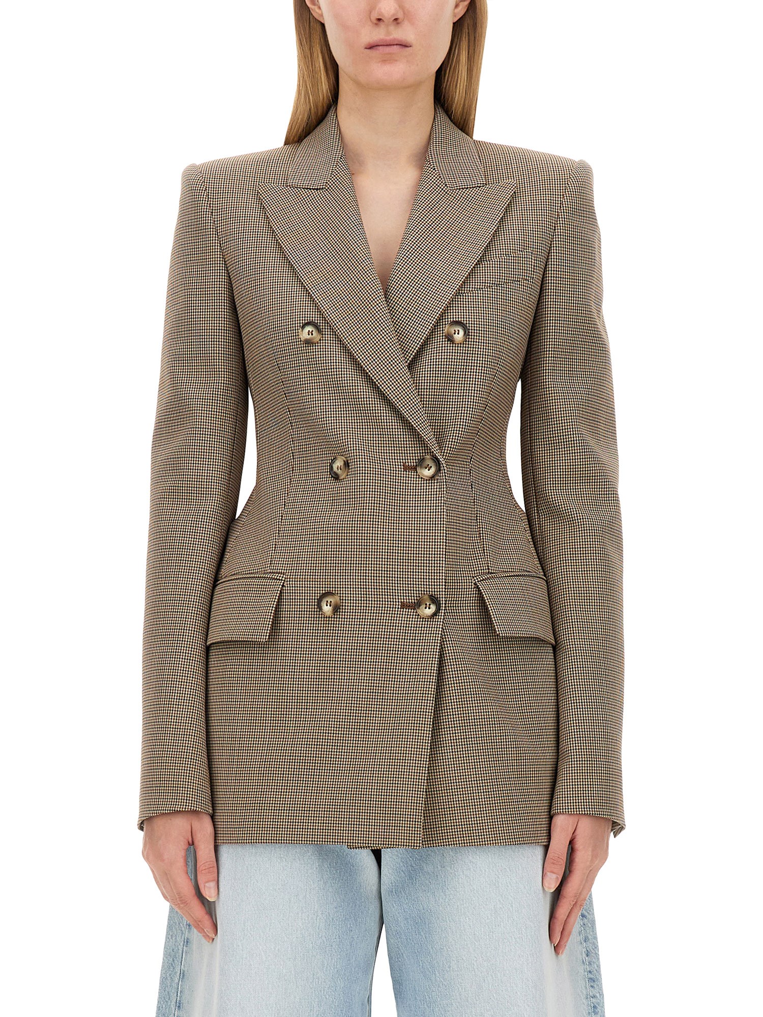 Shop Sportmax Jacket "ocroma" In Beige