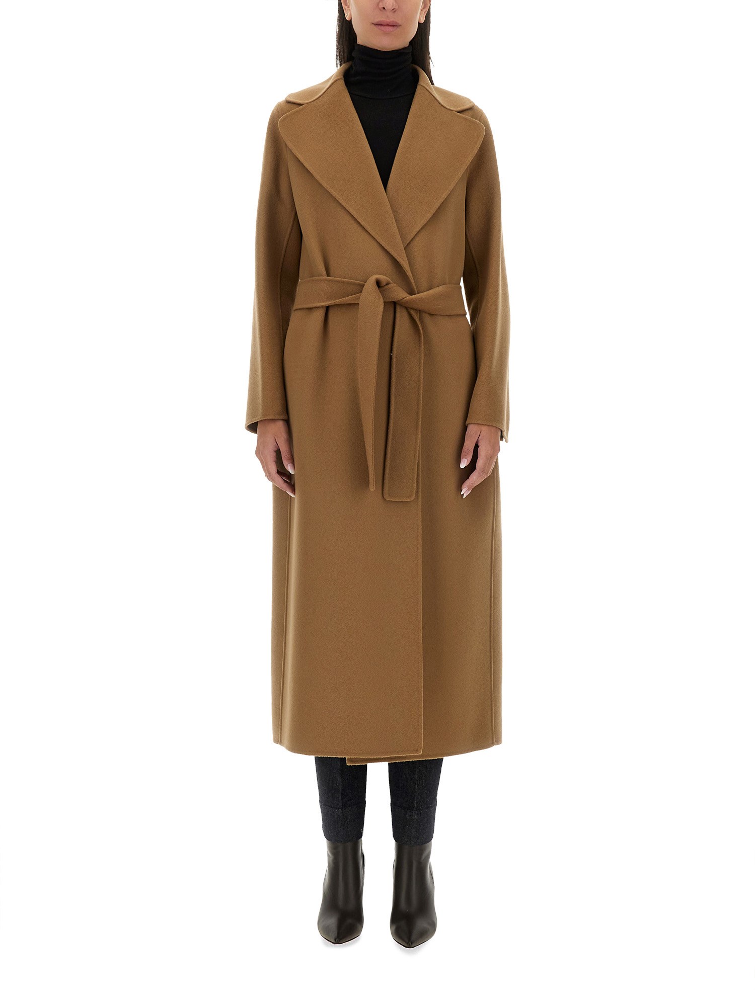 Shop 's Max Mara Poldo Coat In Beige