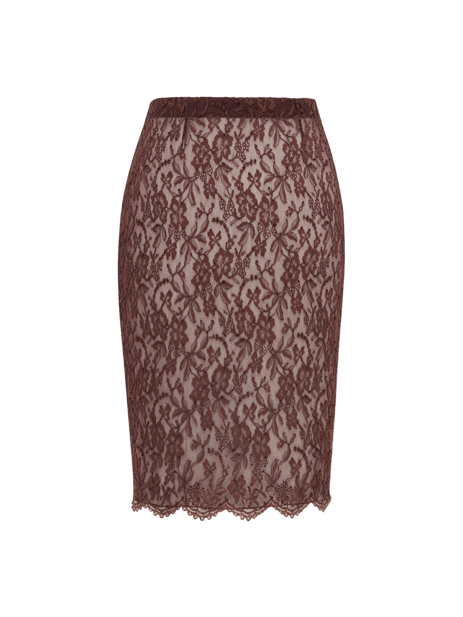 Saint Laurent Skirt In Brown