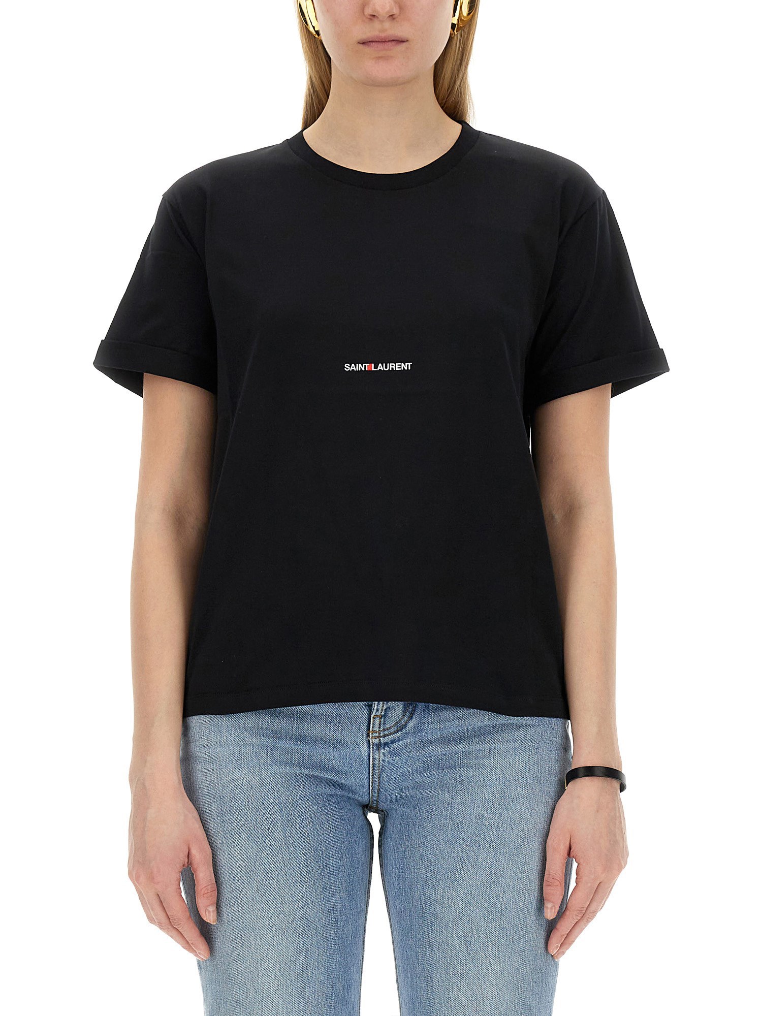 SAINT LAURENT BOYFRIEND FIT T-SHIRT 