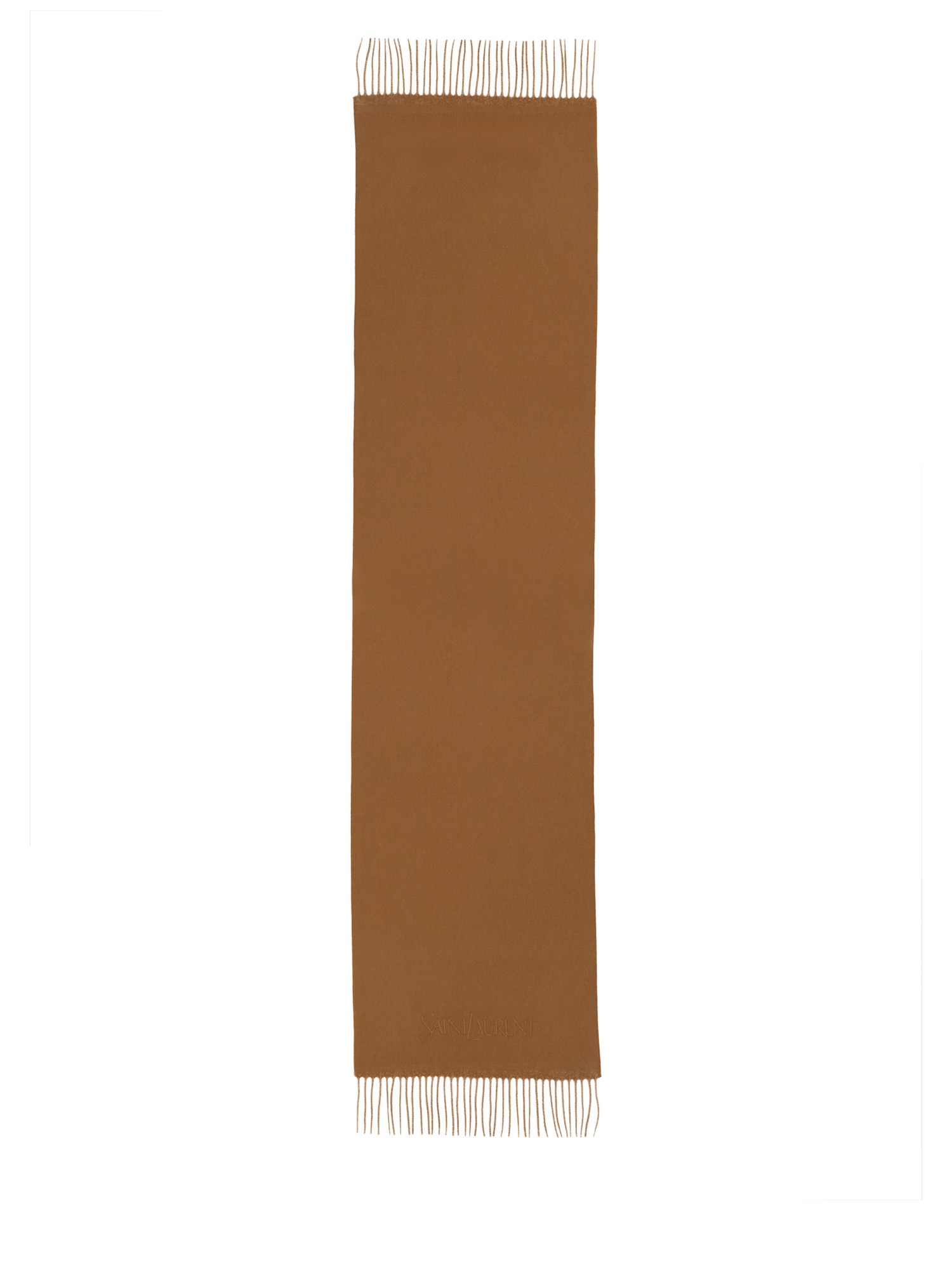 Saint Laurent Women Cashmere Scarf In Beige
