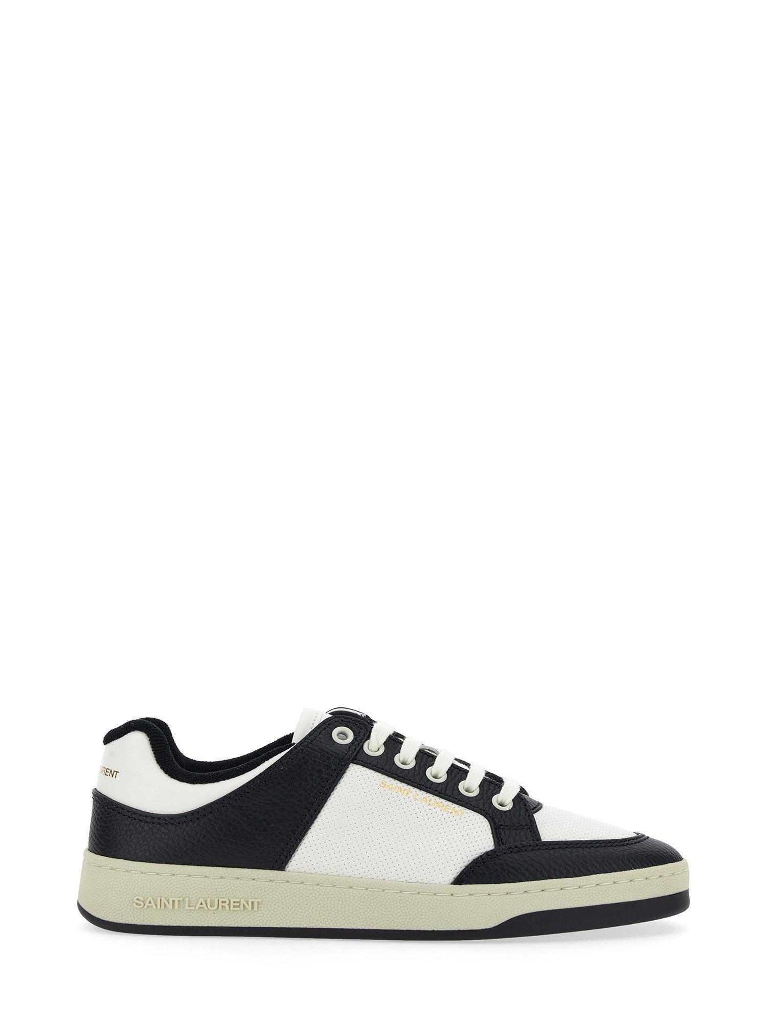 Shop Saint Laurent Sneaker Low Top "sl61" In Black