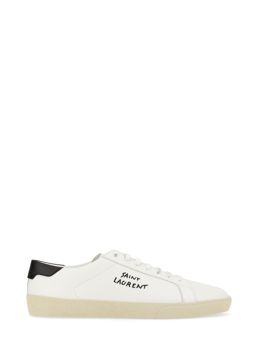 SAINT LAURENT SNEAKERS COURT SL/06 IN PELLE