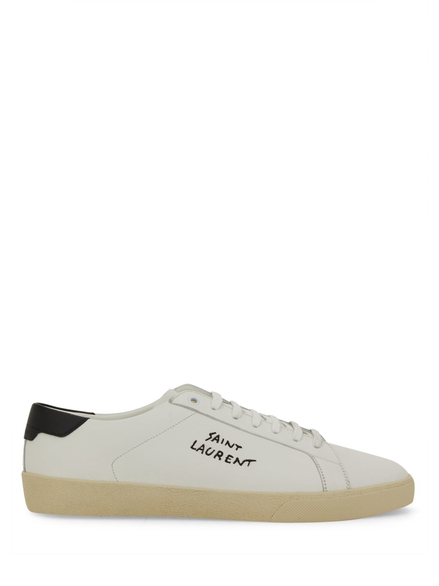 SAINT LAURENT SNEAKERS COURT SL/06 IN PELLE