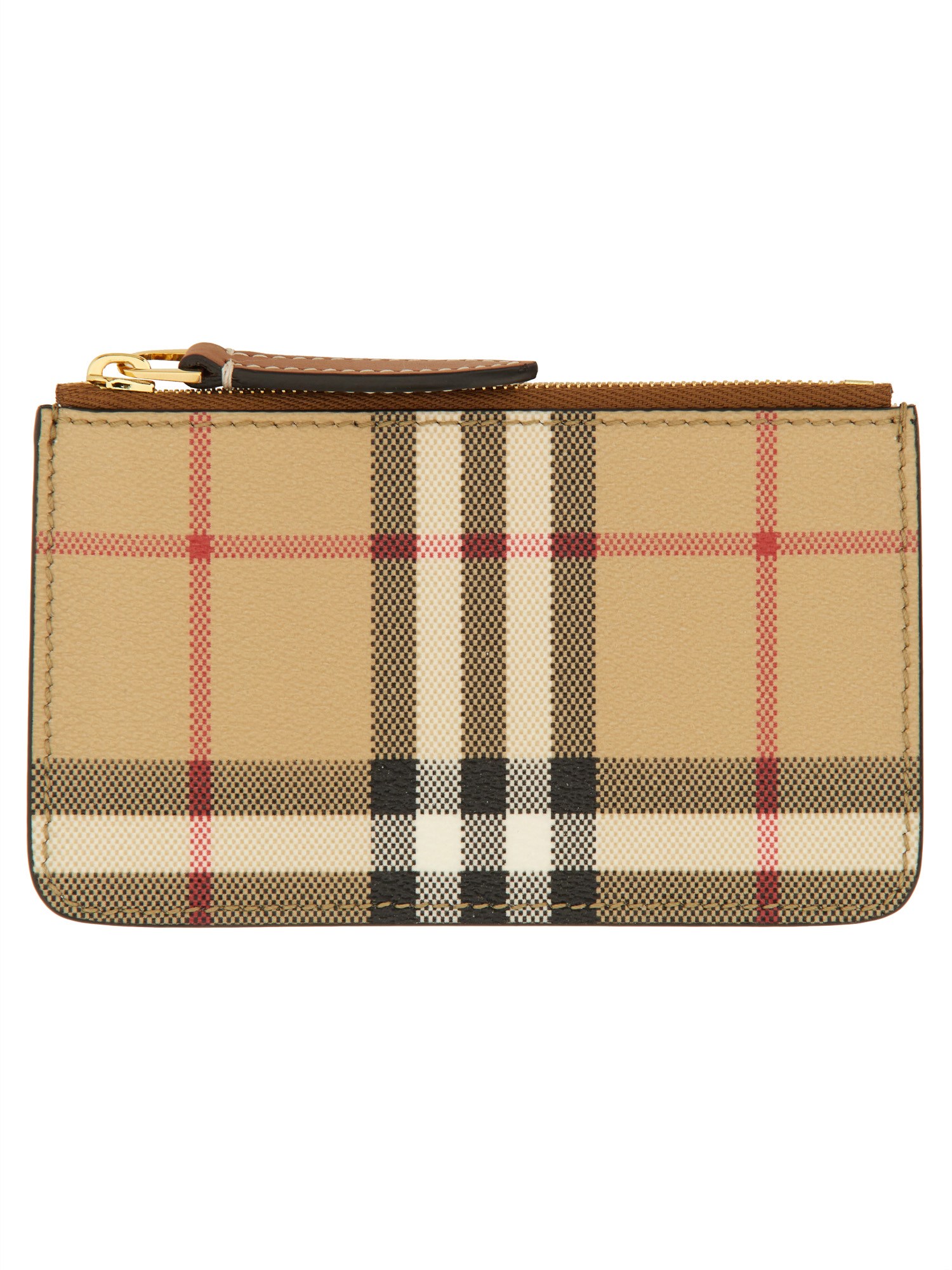 Burberry Check Purse In Multicolour