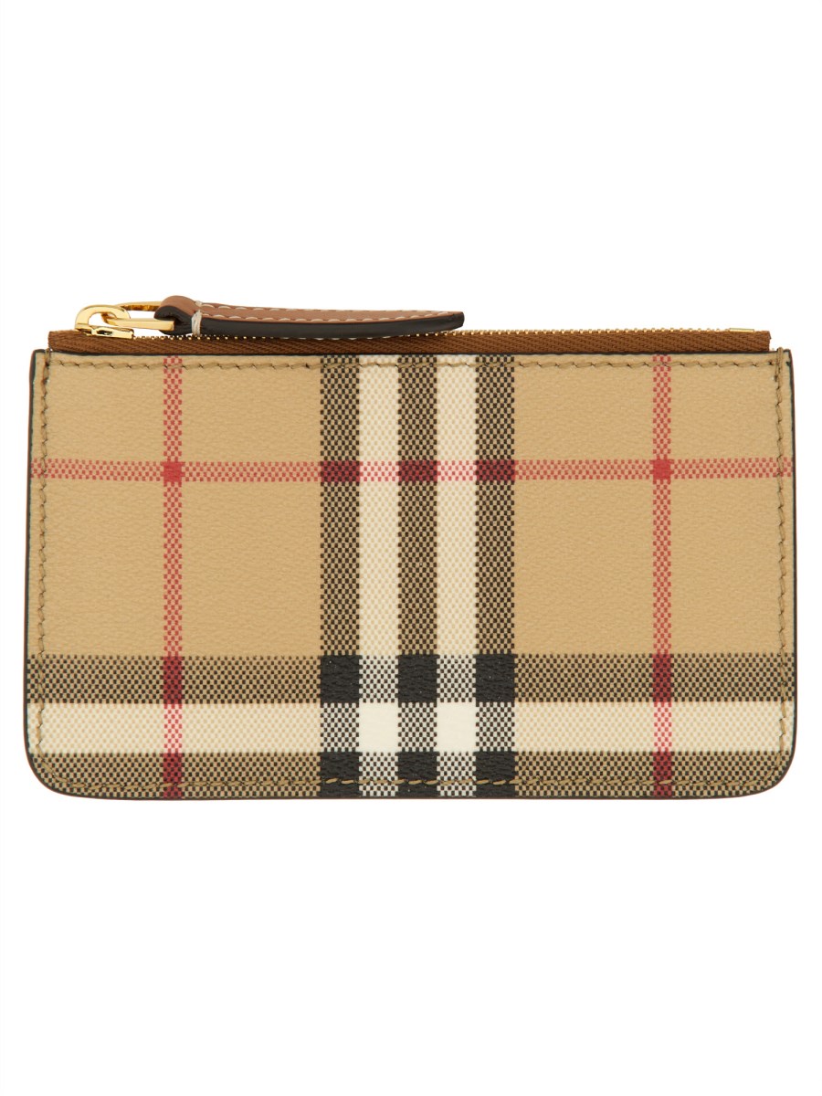 BURBERRY PORTAMONETE CHECK