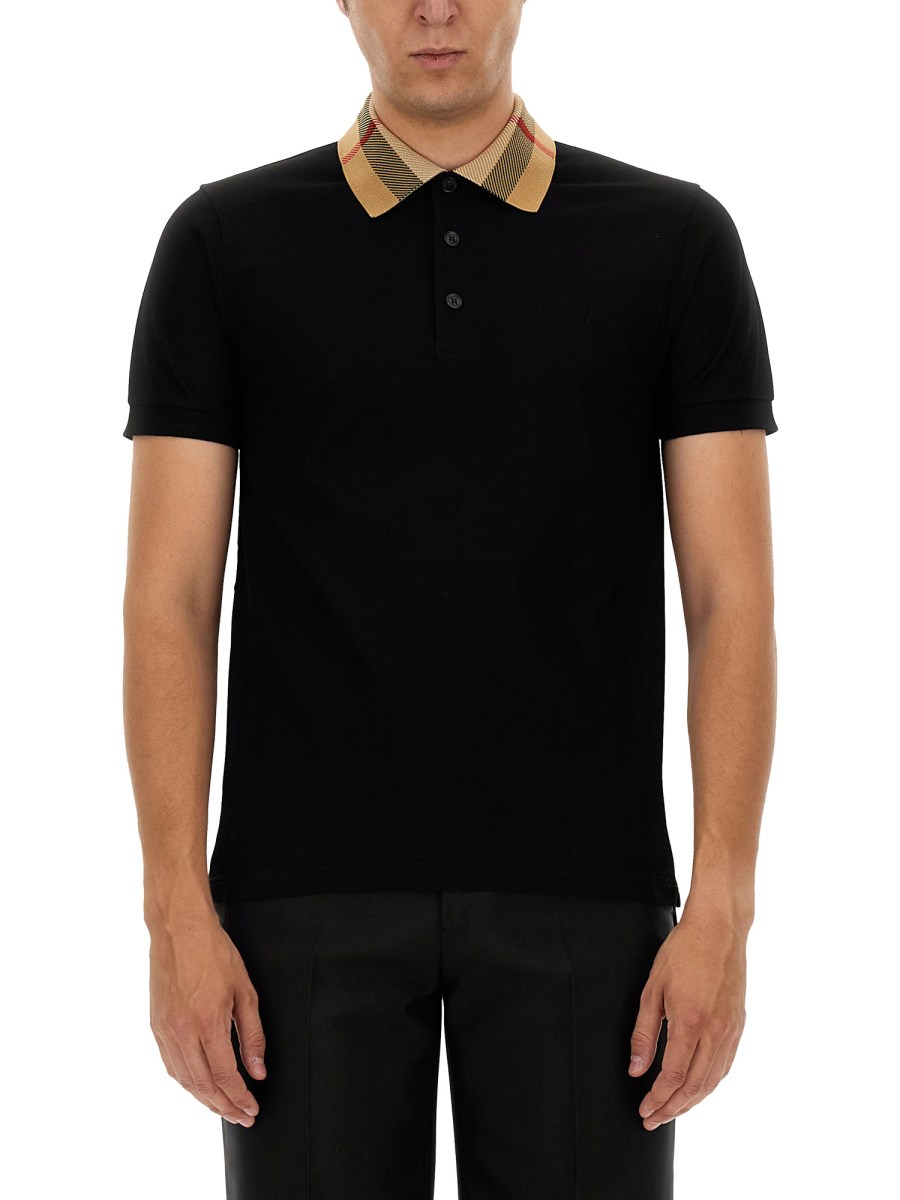 BURBERRY POLO IN COTONE