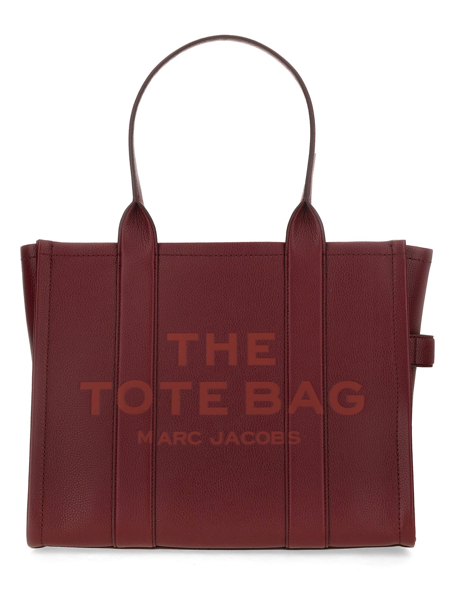 Shop Marc Jacobs The Tote Large Bag In Bordeaux