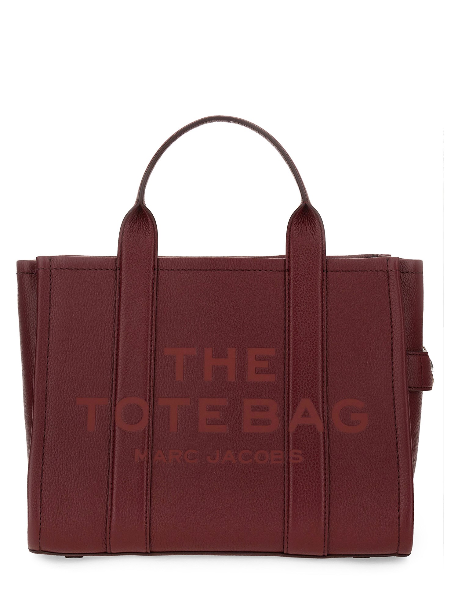 Shop Marc Jacobs The Tote Medium Bag In Bordeaux