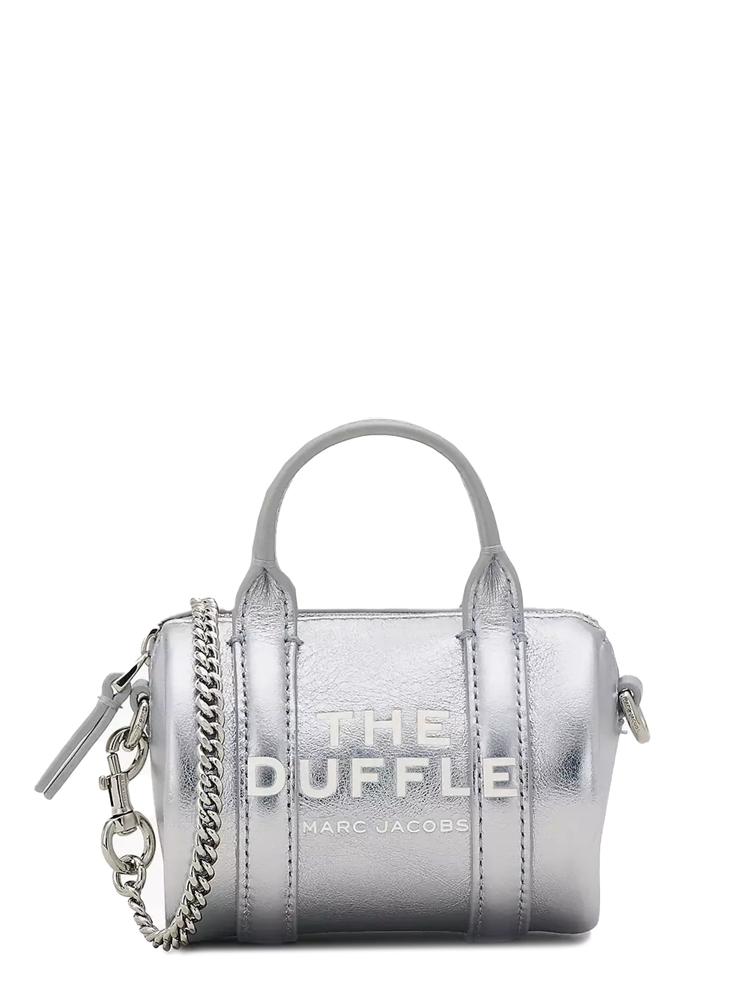 Shop Marc Jacobs "the Duffle" Dwarf Shoulder Bag In Silver