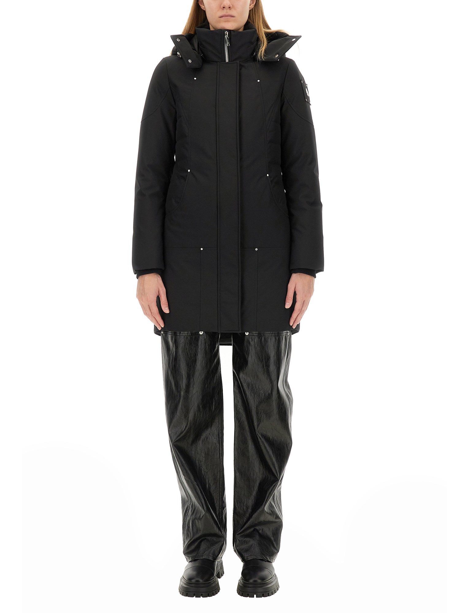 Moose Knuckles Women's Cloud Parka Jacket In Black