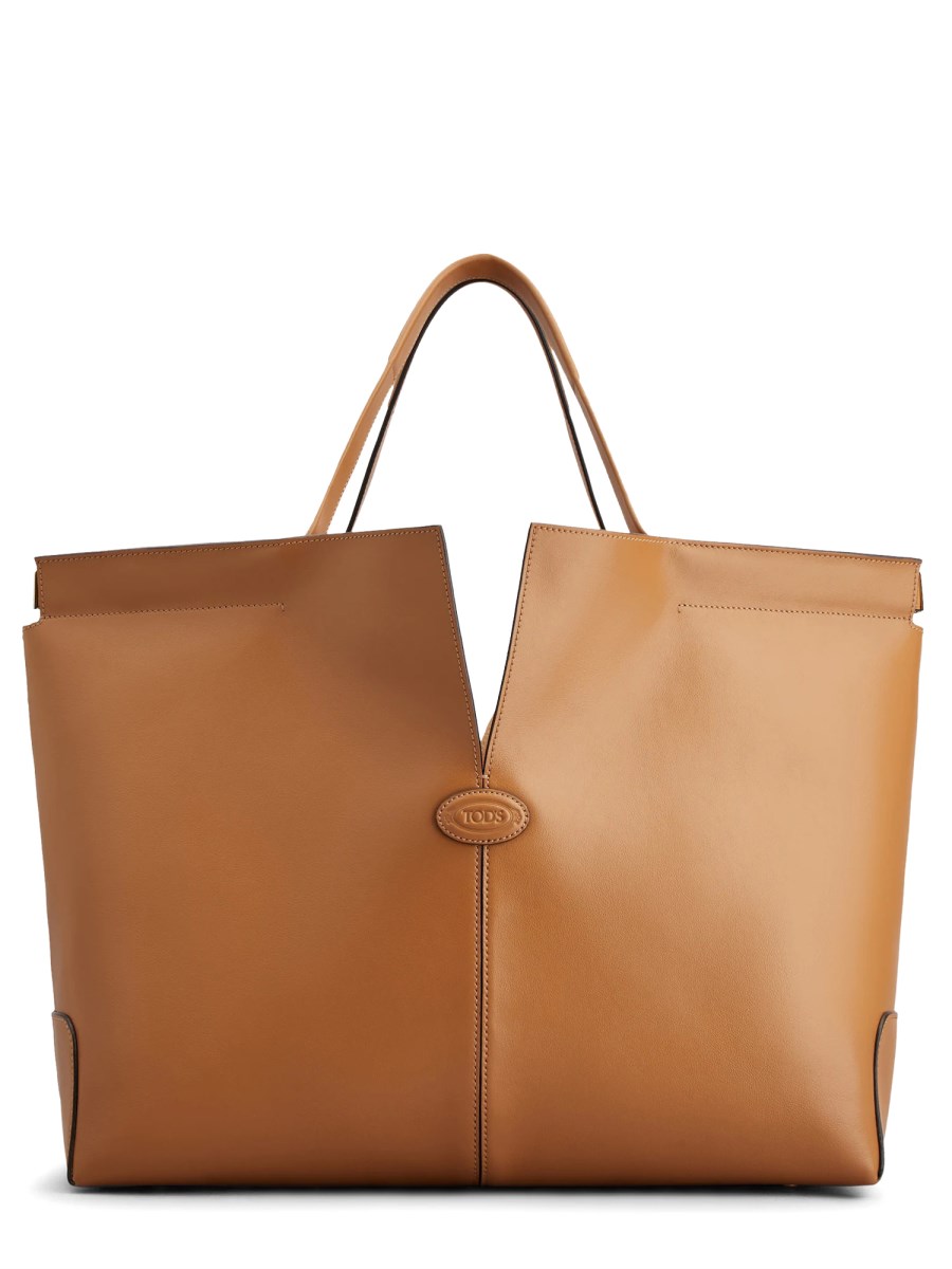 TOD&#39;S BORSA SHOPPING DI FOLIO MEDIUM IN PELLE