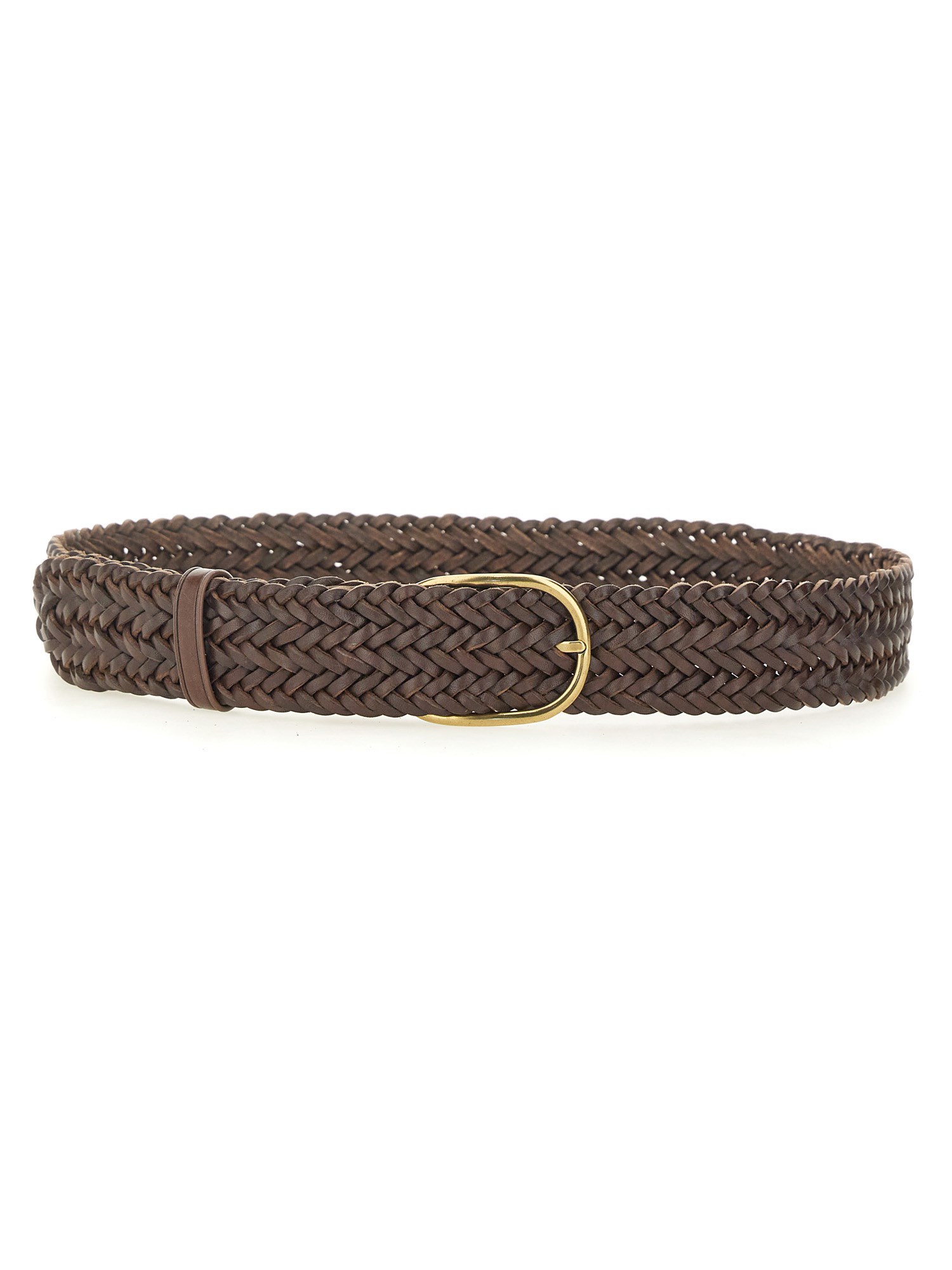 Shop Dragon Diffusion Leather Belt In Brown