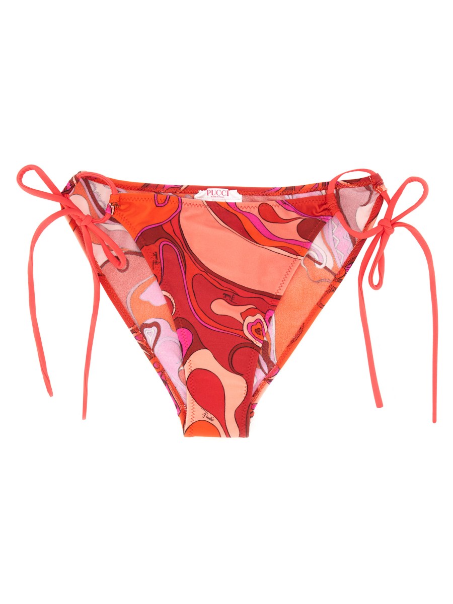 SLIP BIKINI CON STAMPA ORCHIDEE