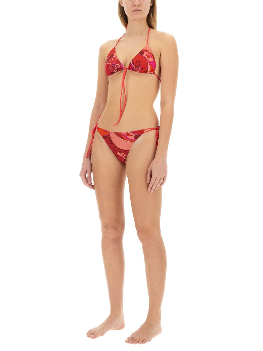 SLIP BIKINI CON STAMPA ORCHIDEE