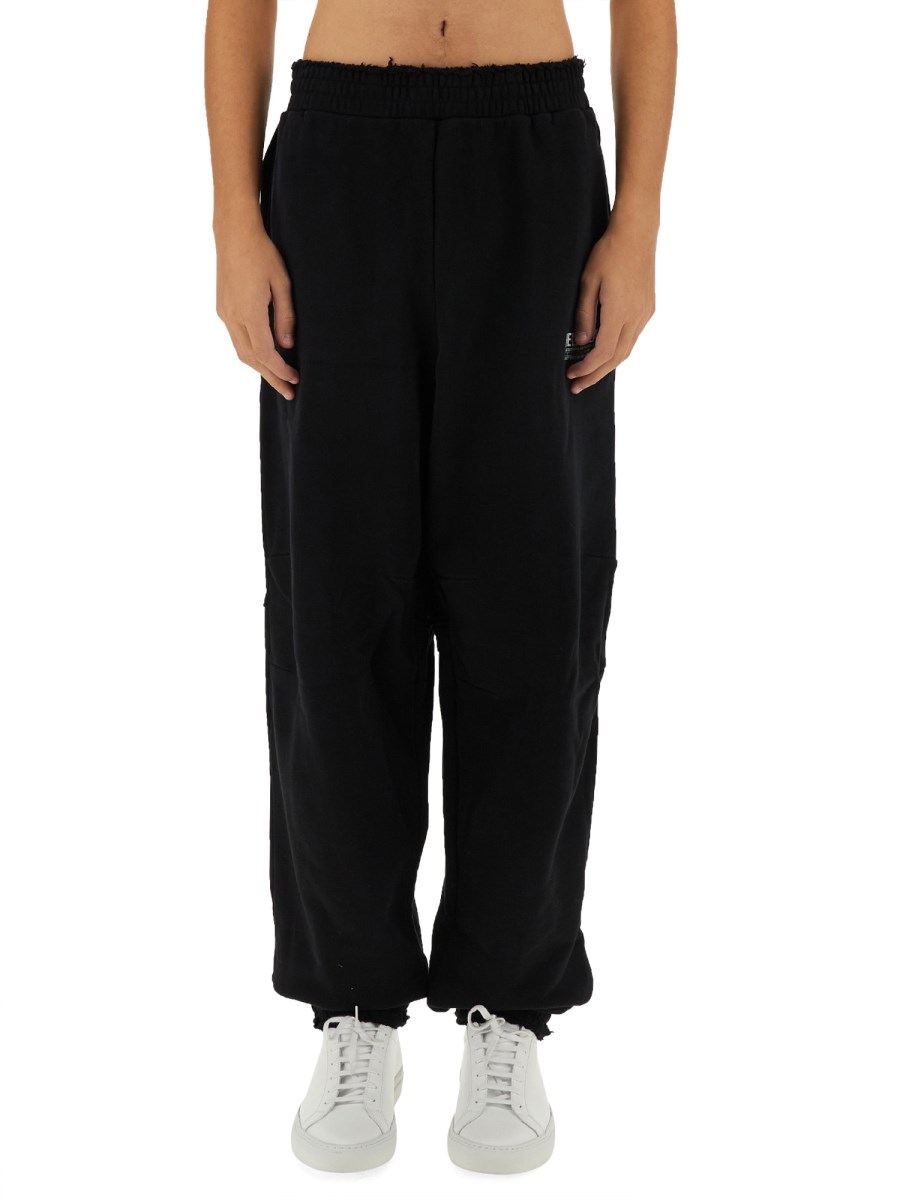 HELMUT LANG PANTALONE NEW YORK IN FELPA DI COTONE