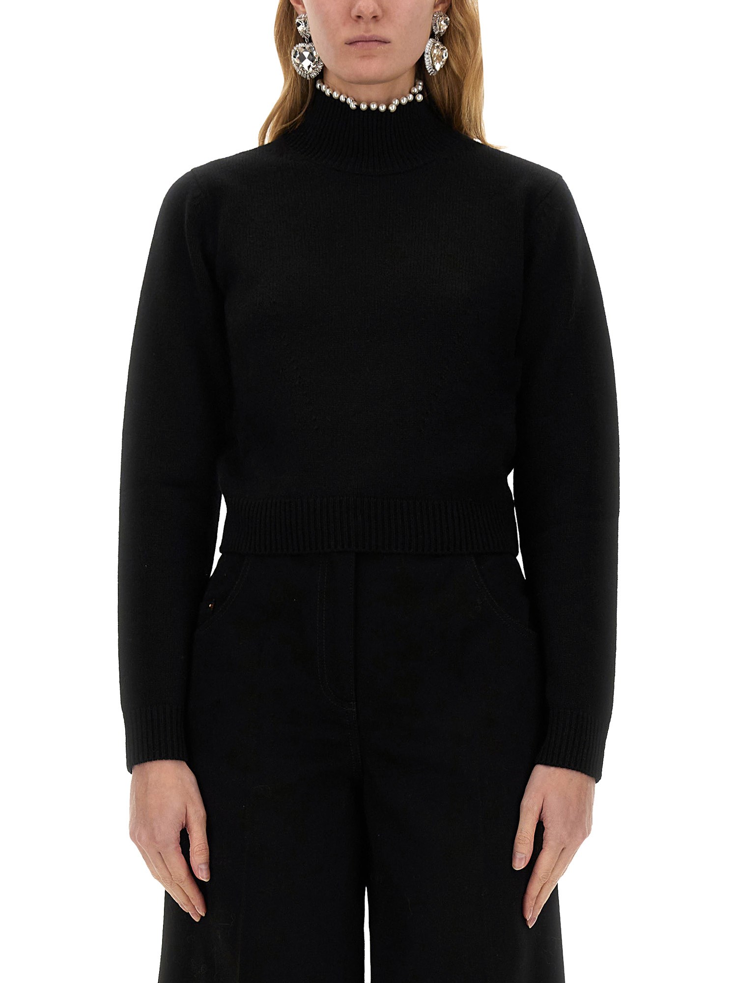 Nina Ricci Turtleneck Shirt In Black