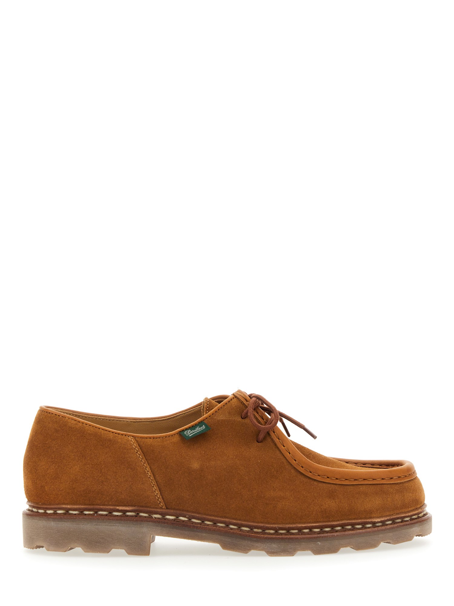 Paraboot Michael Suede Derby Shoes In Brown In Brown