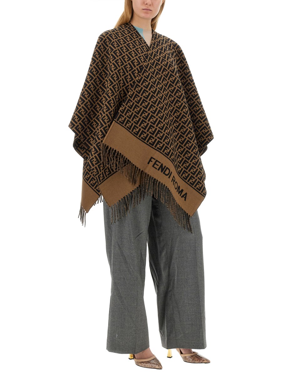 PONCHO IN LANA E CASHMERE