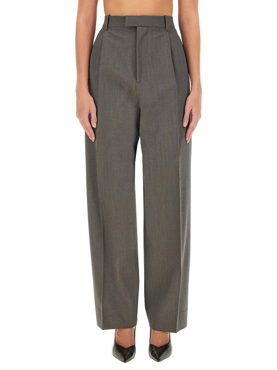 BOTTEGA VENETA PANTALONE IN LANA LEGGERA