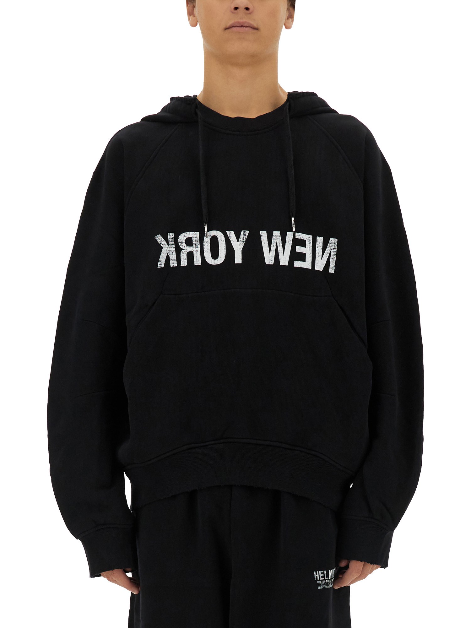 HELMUT LANG SWEATSHIRT WITH LOGO 