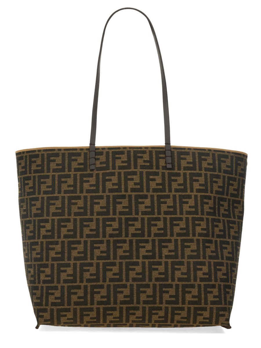 BORSA SHOPPER IN VELLUTO FF JACQUARD