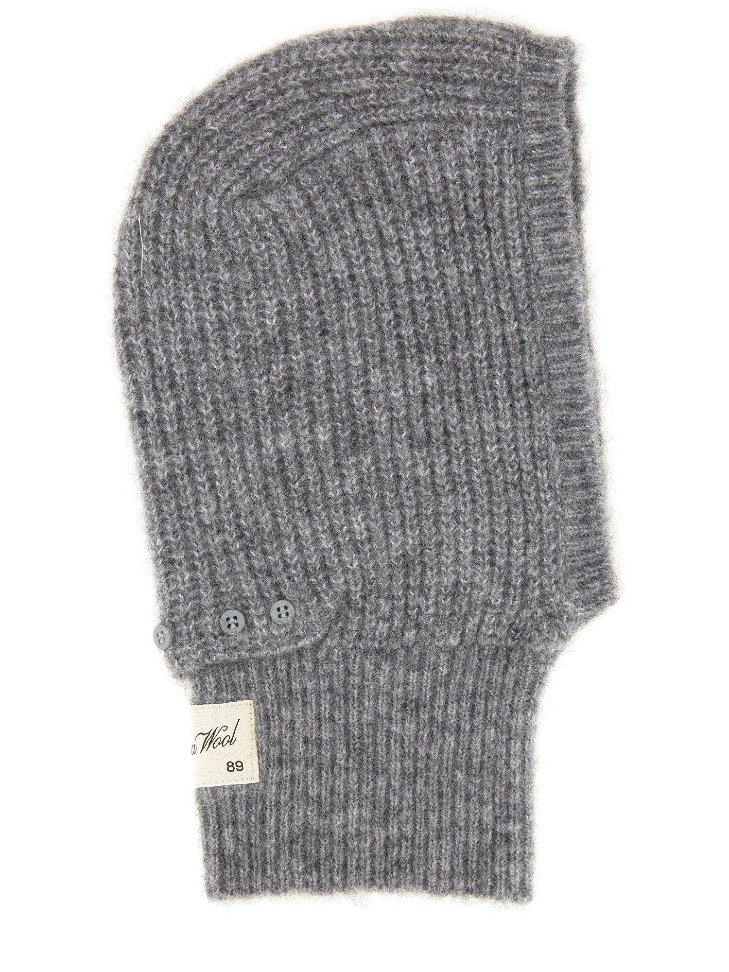 Shop Paloma Wool "buttons Angels" Balaclava Hat In Grey