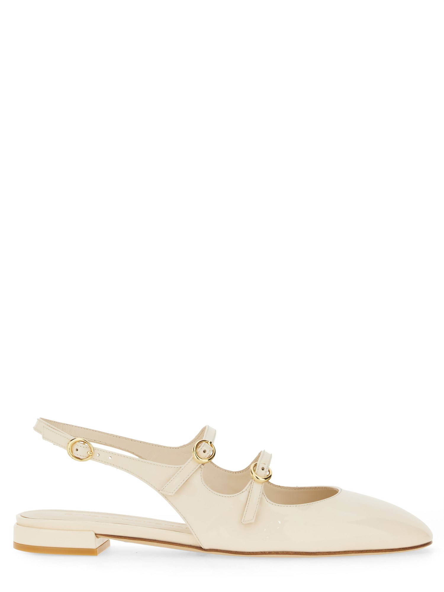 Shop Stuart Weitzman Slingback Pumps "benni" In Ivory