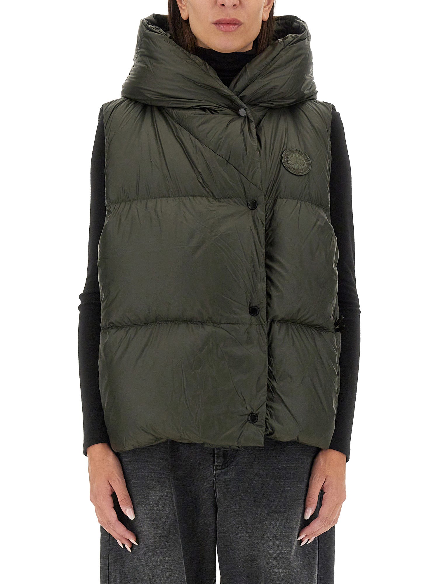 Shop Canada Goose Rhoda Vest. In Black