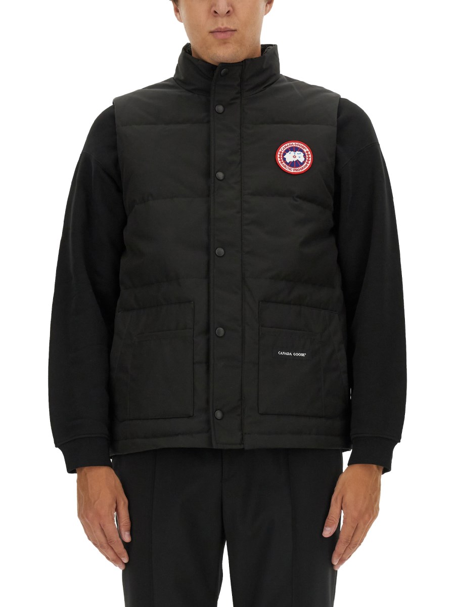 GILET PIUMINO CON LOGO